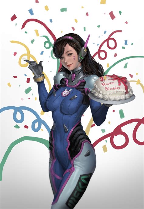 dva overwatch birthday